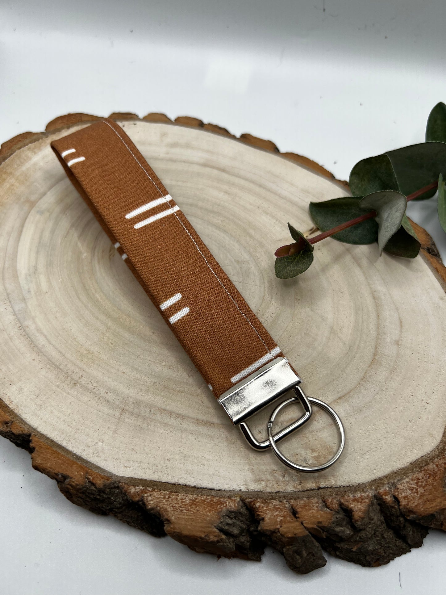 Boho Mustard Keychain Wristlet