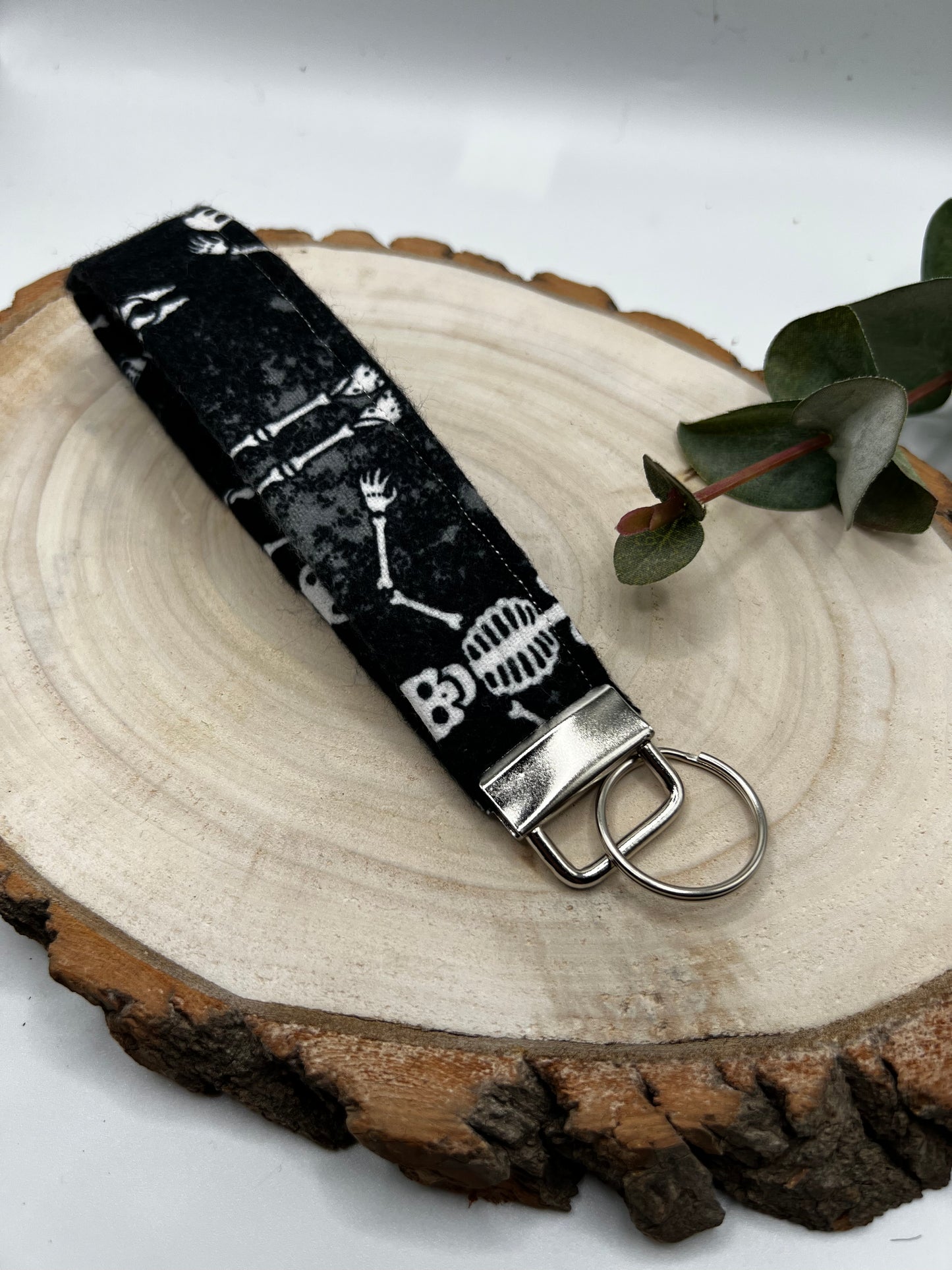 Skelly Keychain Wristlet