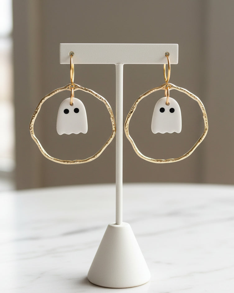 Gold Ghost Hoops