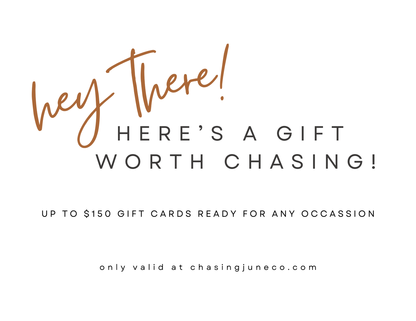Chasing June Co. Gift Card