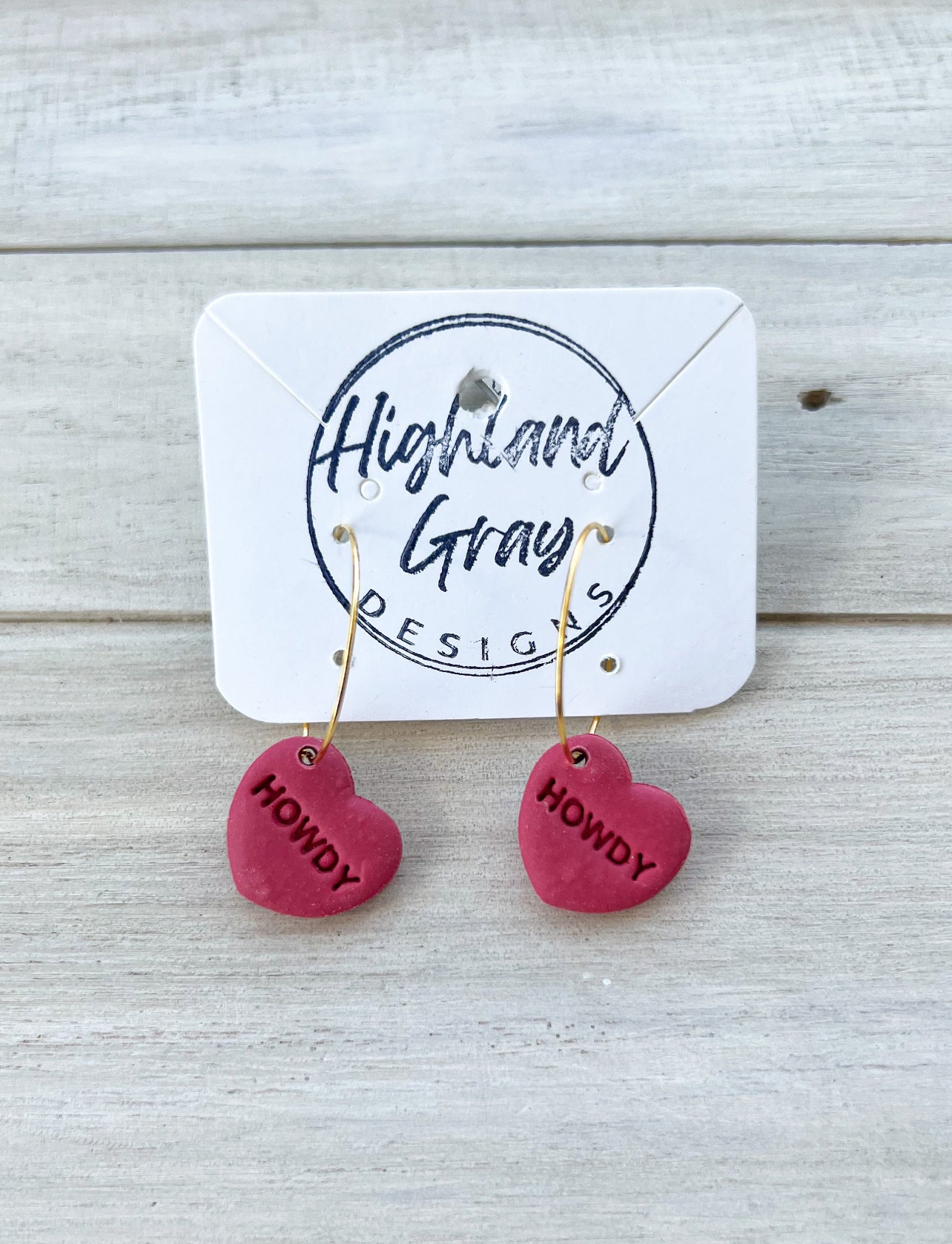 Howdy Heart Earrings