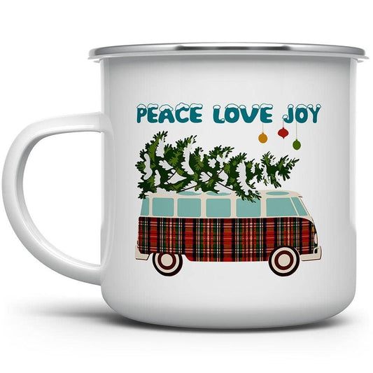 Retro Christmas 16 oz Camp Mug