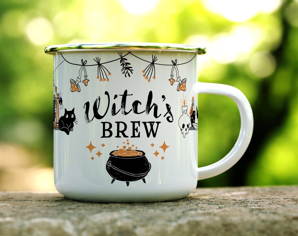 Witch's Brew 12 oz Camp Mug