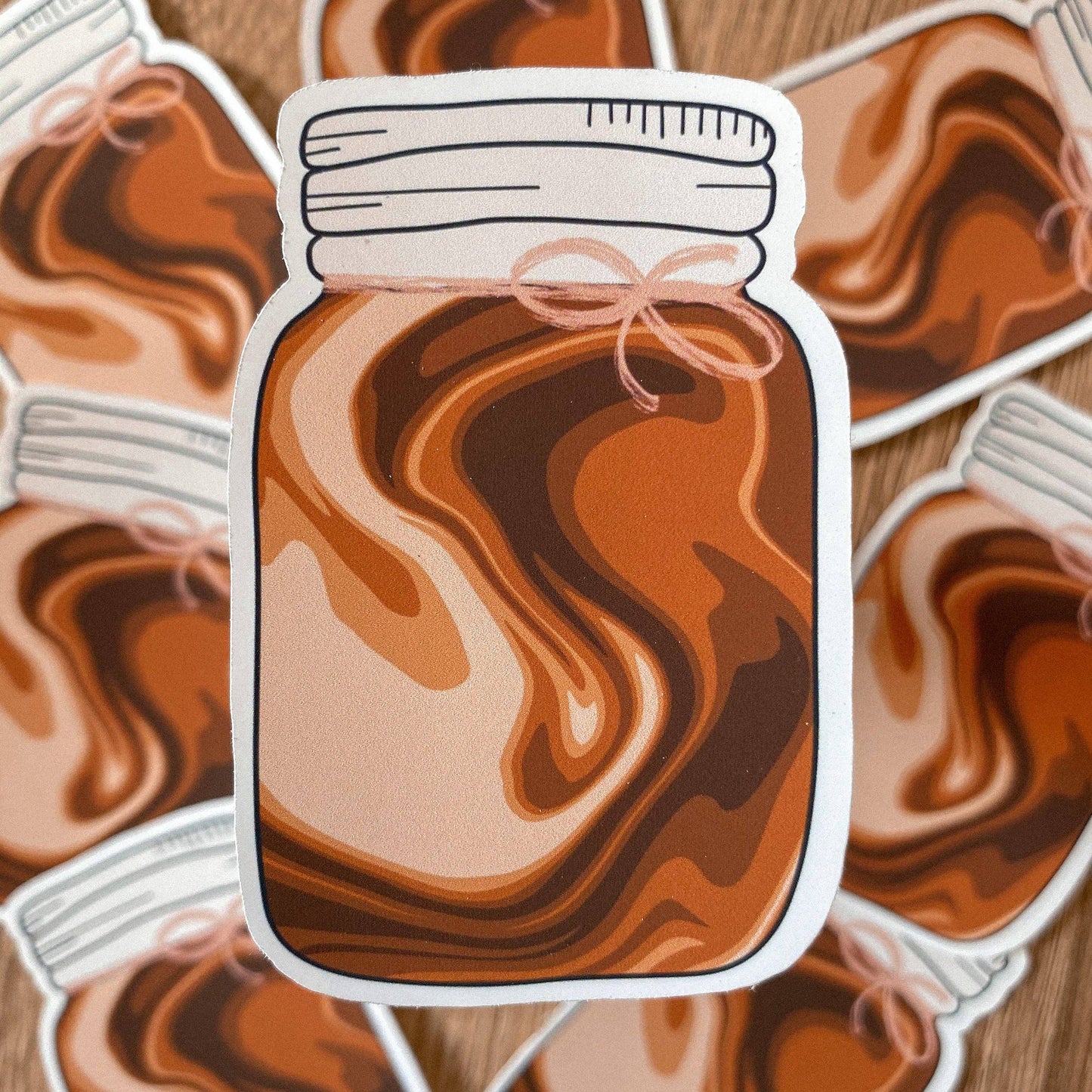 Iced Coffee Vinyl Sticker