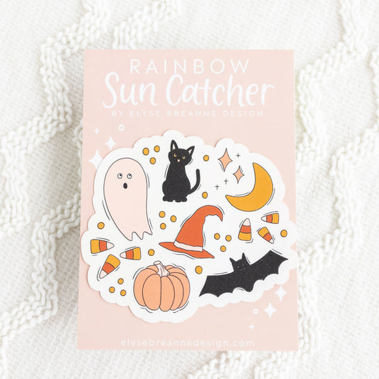 Halloween Favorites Sun Catcher Window Decal, 5x4 in. | Fall