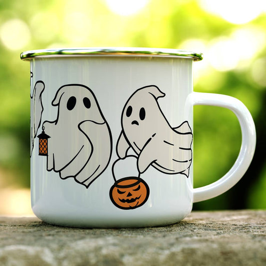 Pumpkin Boo 12 oz Camp Mug