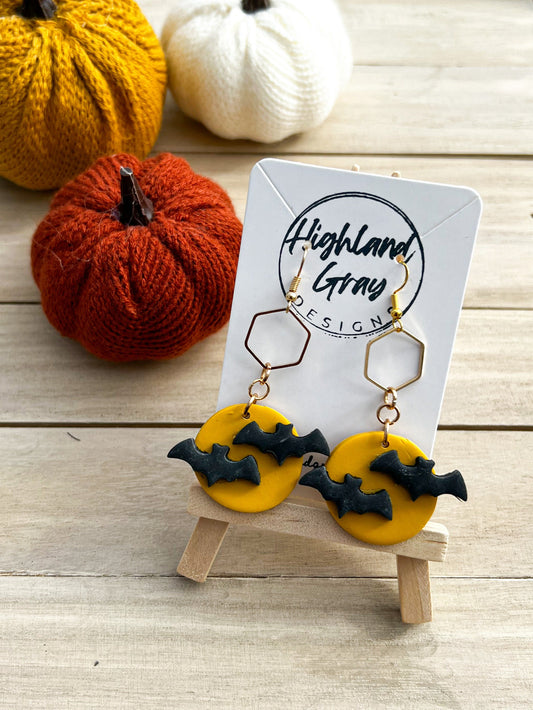 Moon Bats Dangles