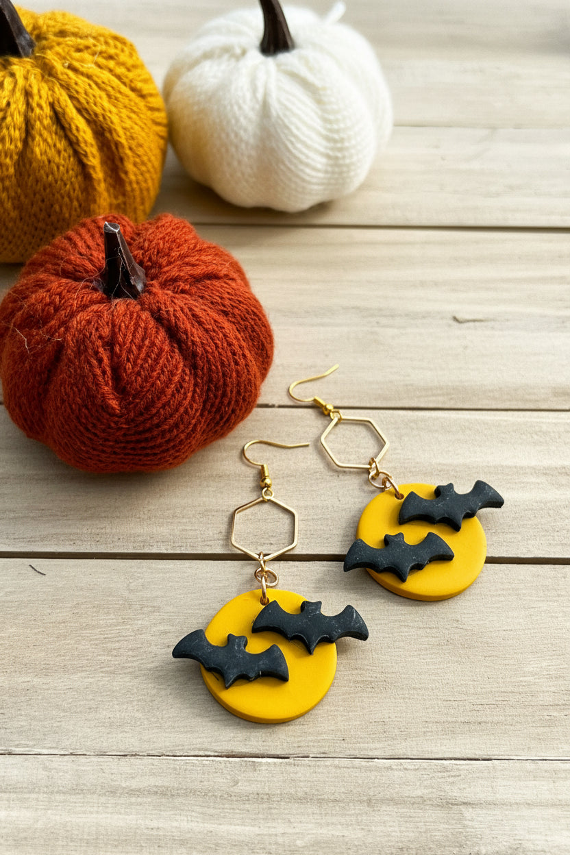 Moon Bats Dangles