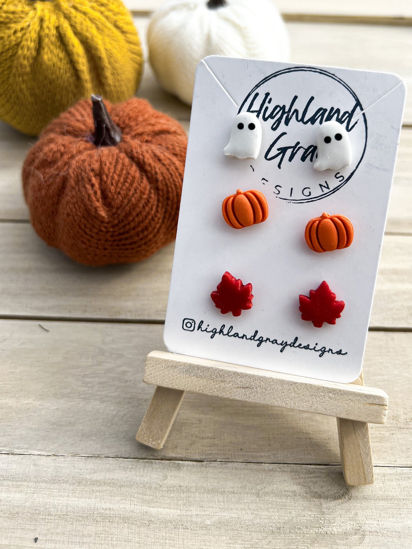 Halloween Clay Stud Pack