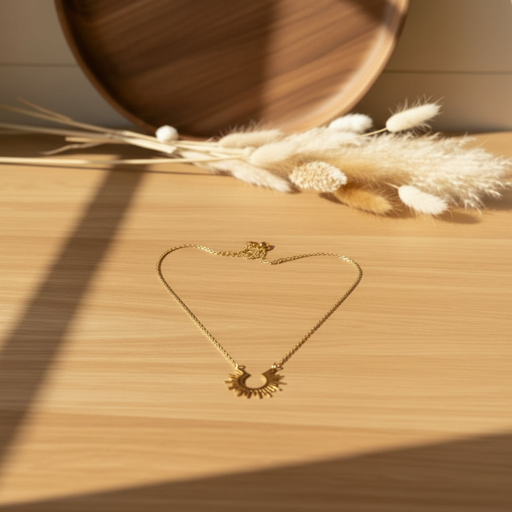 Starburst Gold Necklace