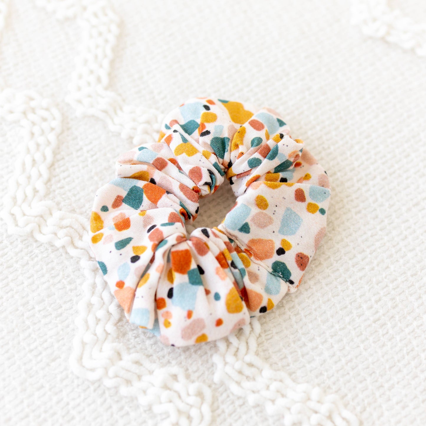 Pink Terrazzo XS Scrunchie