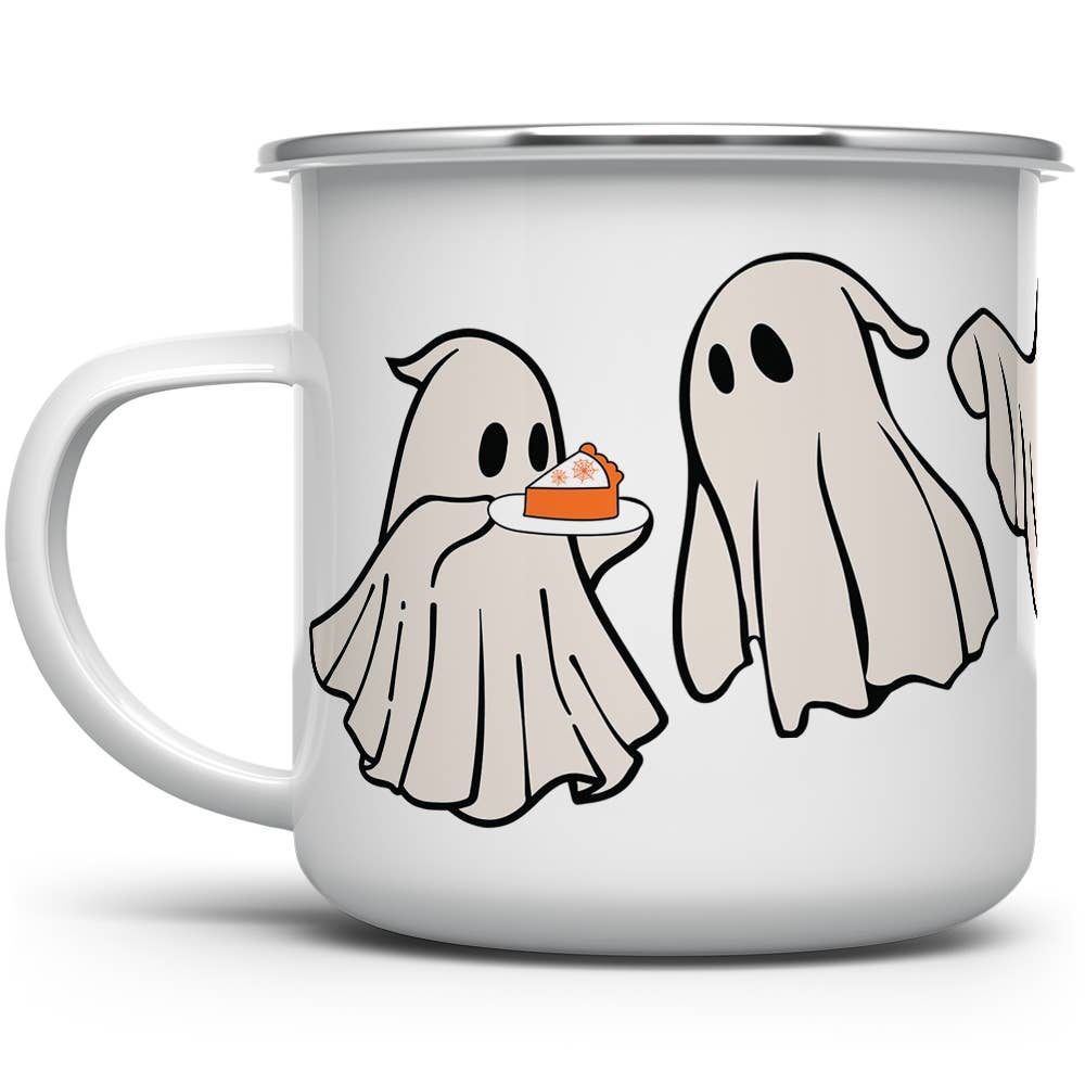 Ghost Halloween 12 oz Camp Mug