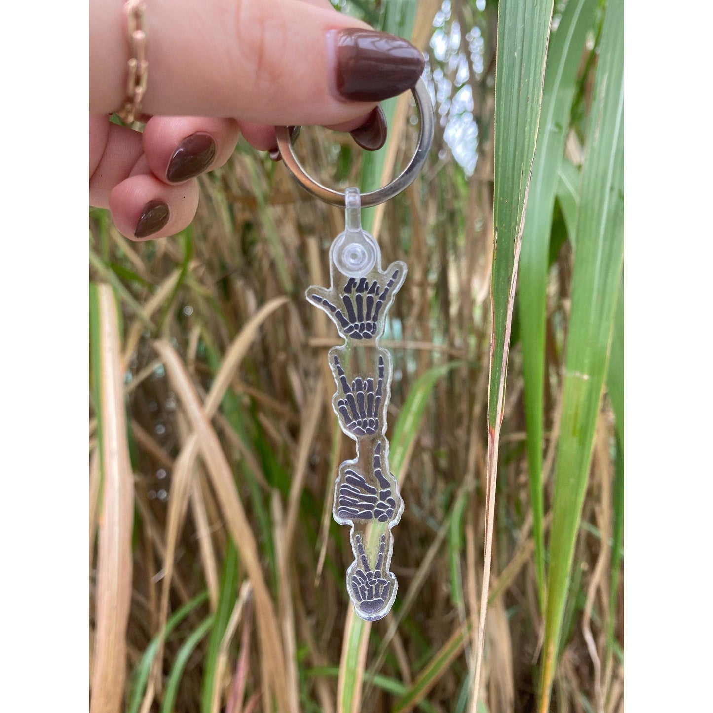 Skeleton Hand keychain