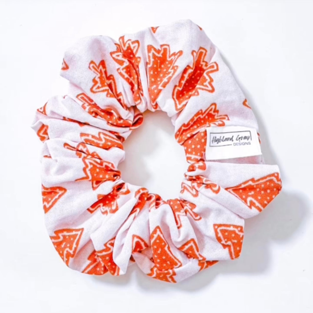 Gingerbread Tree Scrunchie