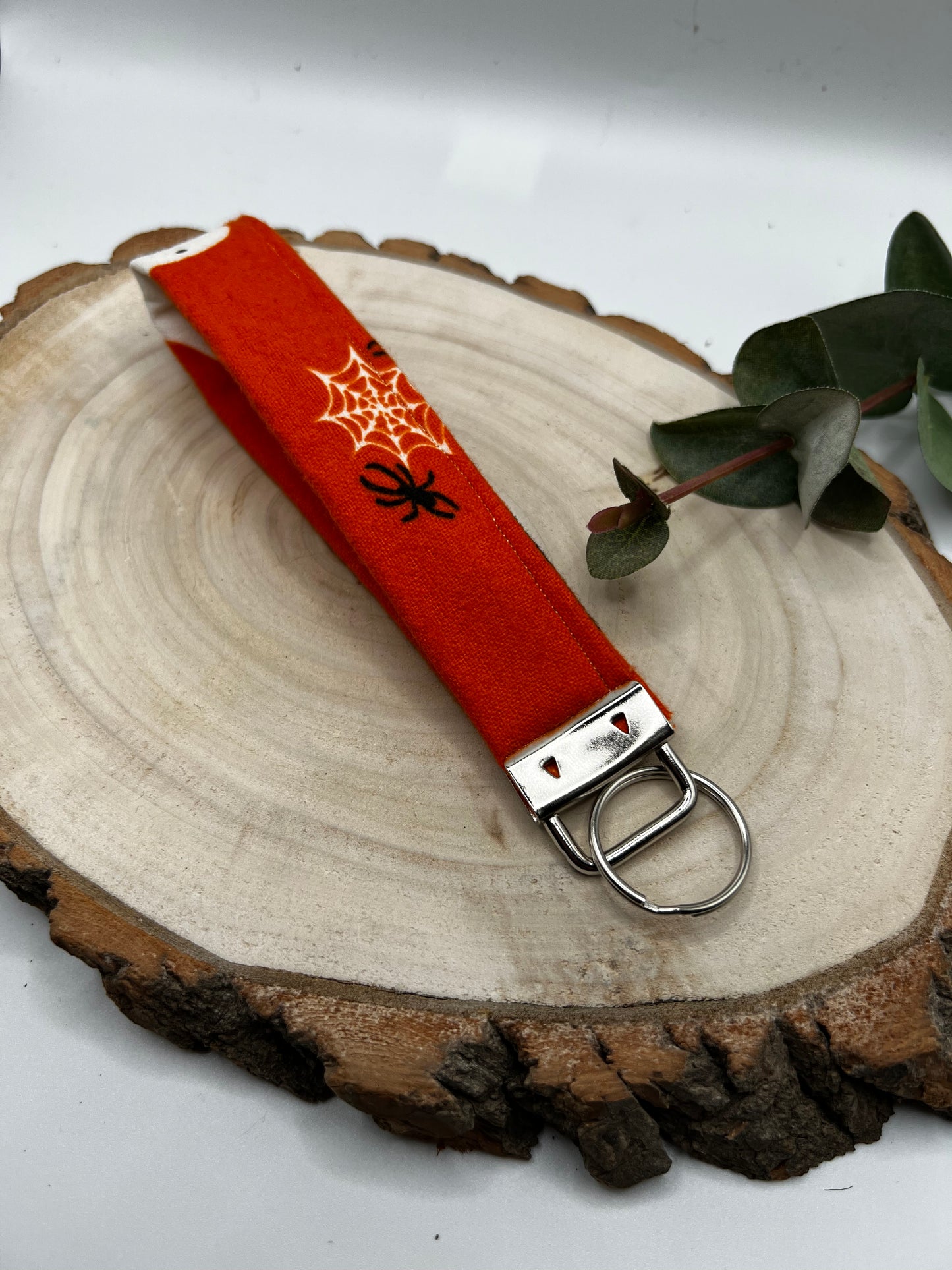 Halloween Doodle Keychain Wristlet