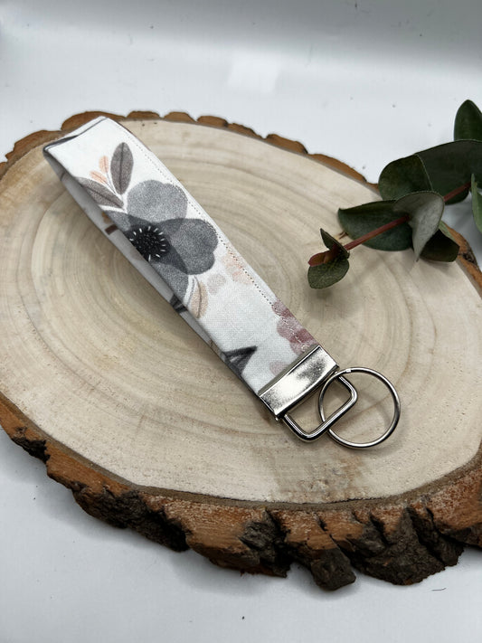 Floral Keychain Wristlet