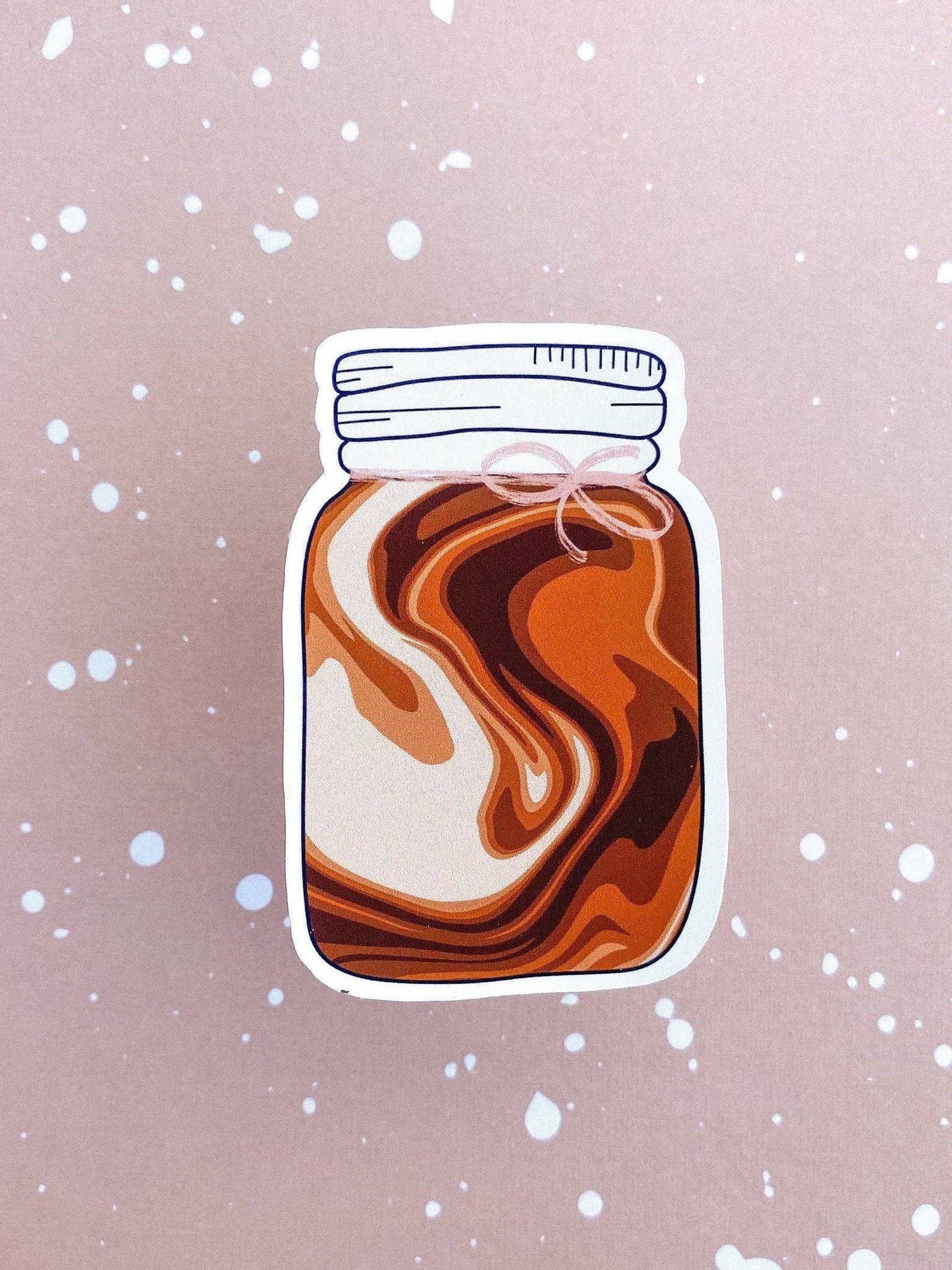 Iced Coffee Vinyl Sticker