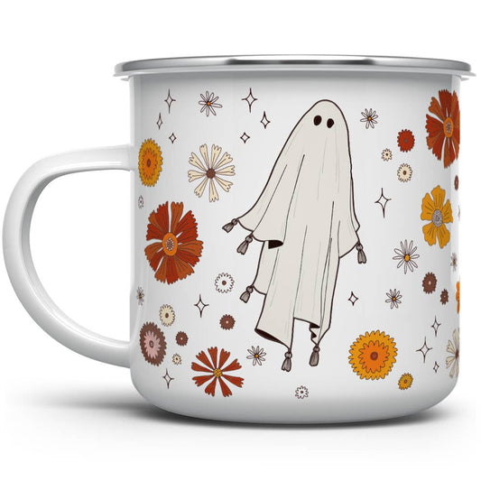 Boo Blooms 12 oz Camp Mug