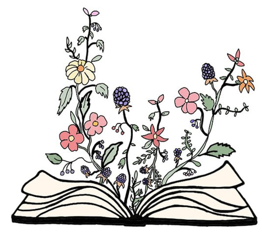 Flowers Book Sticker