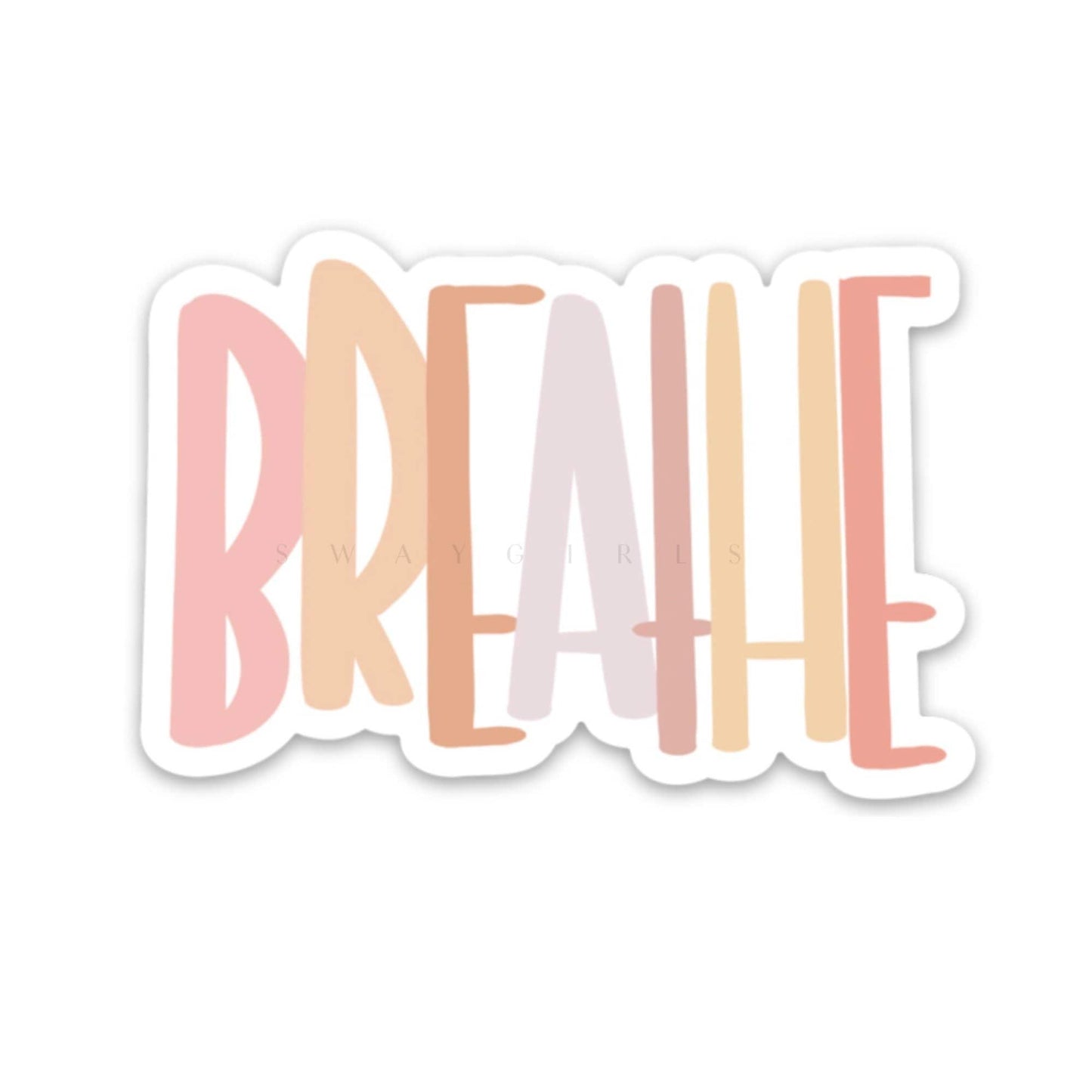 Breathe Vinyl Sticker