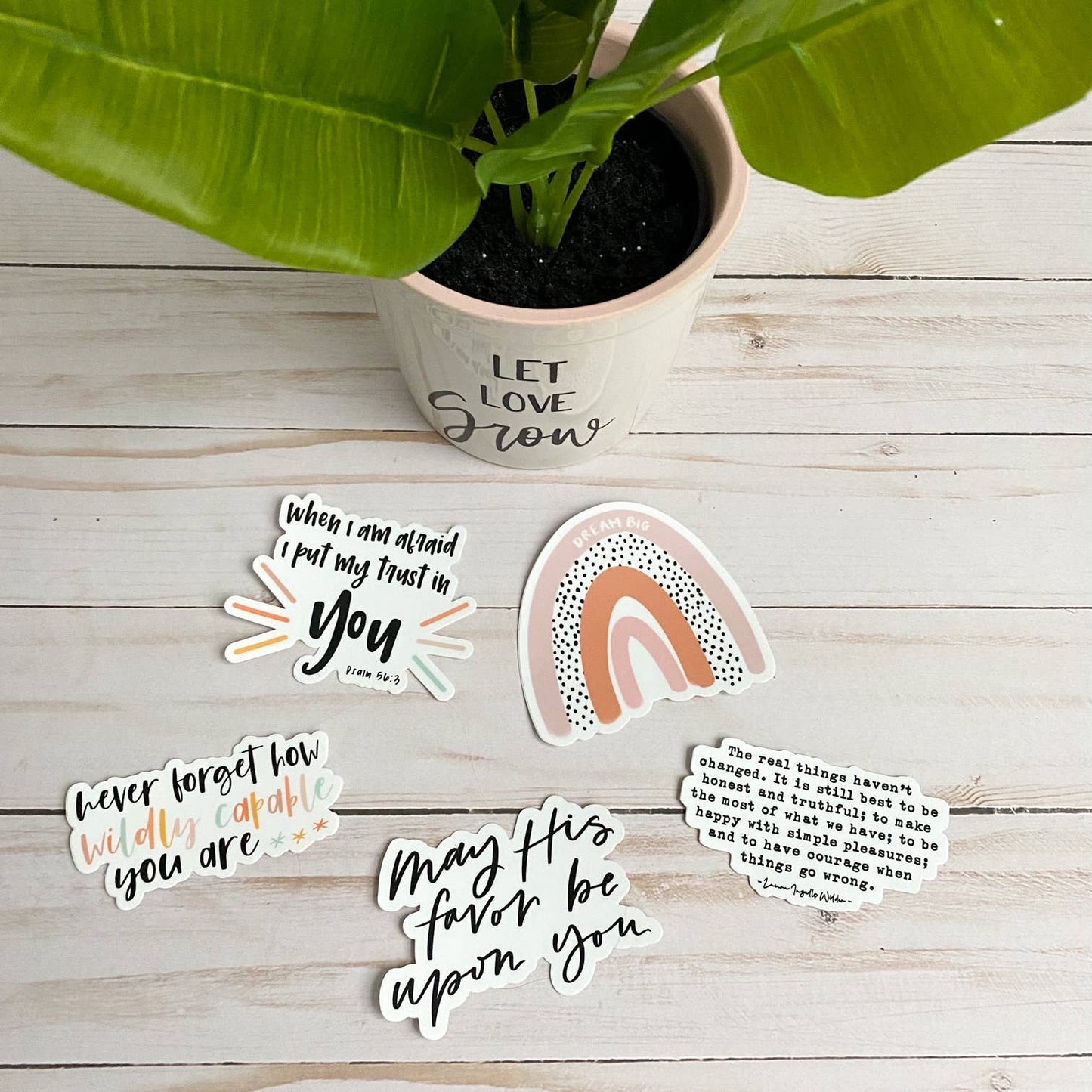 Dream Big Rainbow Vinyl Sticker
