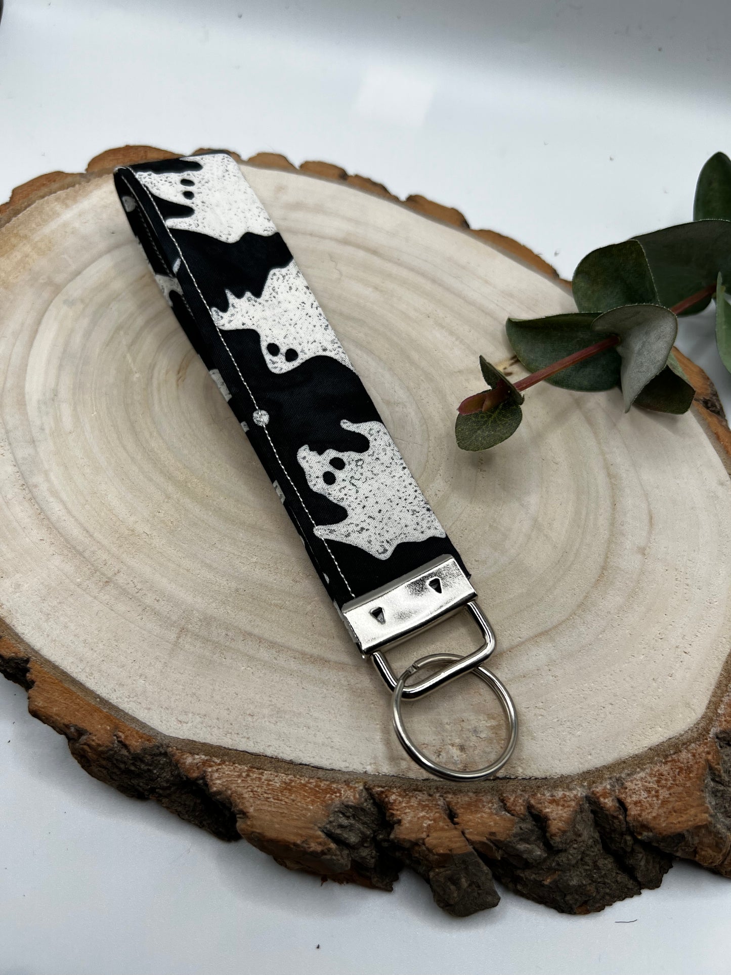 Ghost Keychain Wristlet