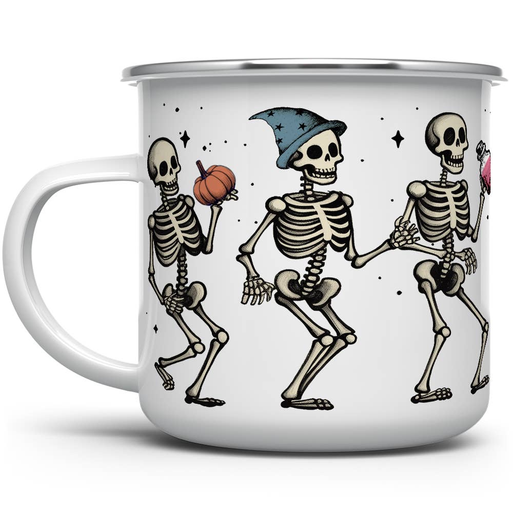 Dancing Skeletons 12oz Camp Mug