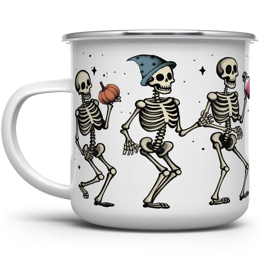 Dancing Skeletons 12oz Camp Mug