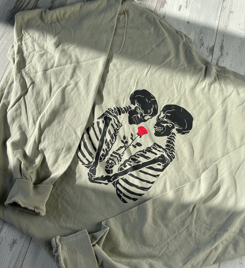 SECOND CHANCE:  Lovers Skelly Long Sleeve - XLarge
