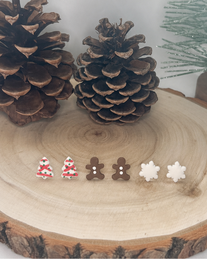 Christmas Cookie Stud Pack