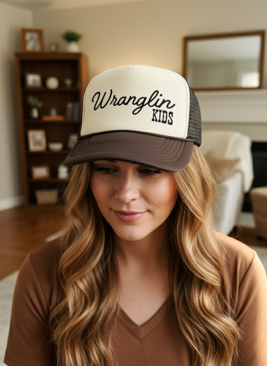 Wranglin' Kids Western Trucker Hat