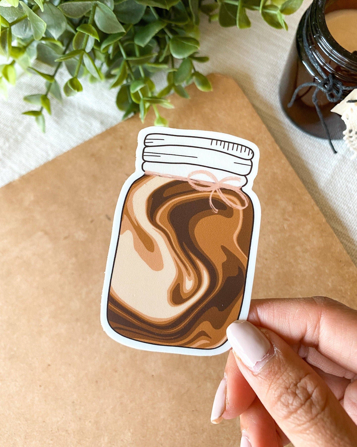 Iced Coffee Vinyl Sticker