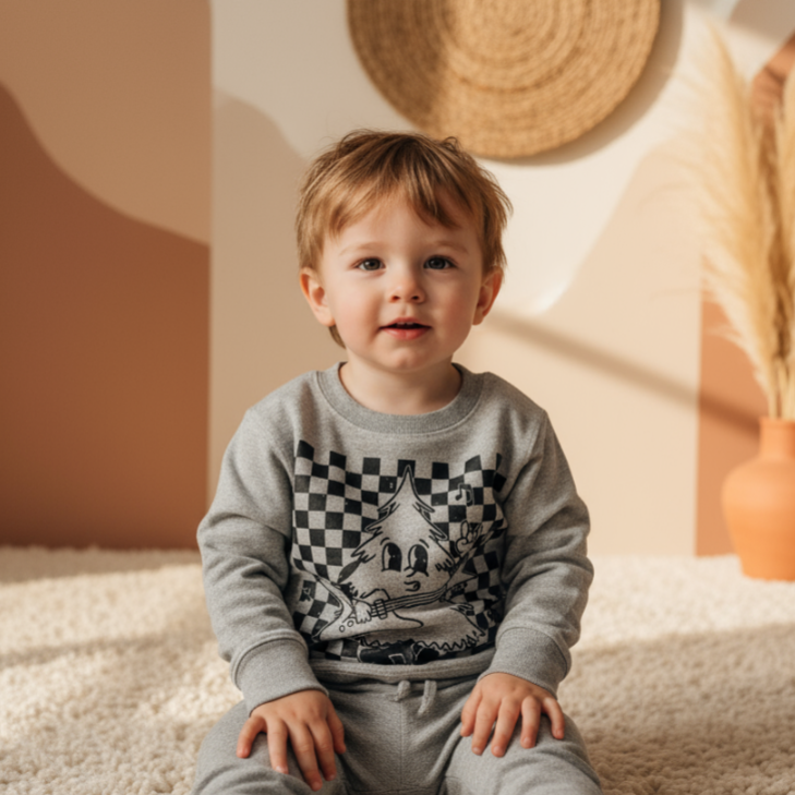 Toddler Jingle Bell Christmas Crewneck