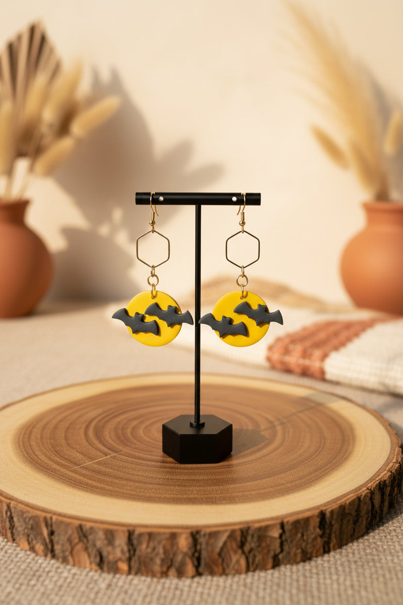 Moon Bats Dangles