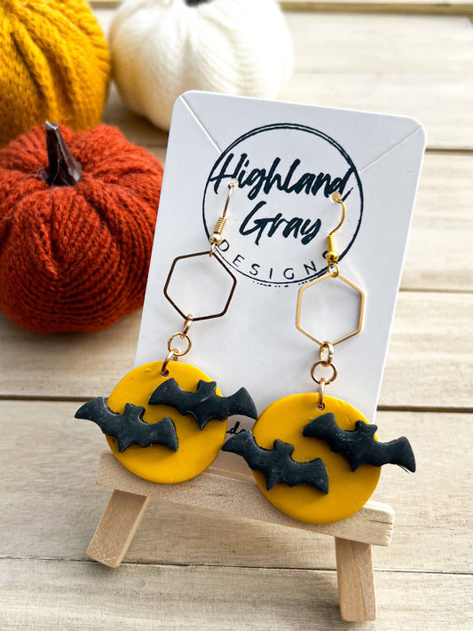 Moon Bats Dangles