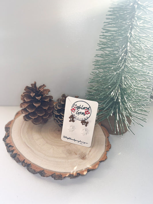 Holiday Clay Stud Pack