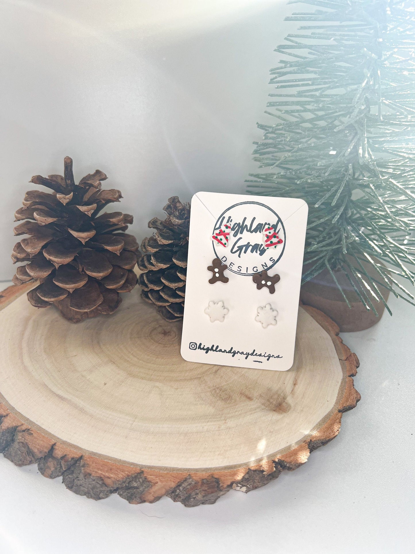 Holiday Clay Stud Pack