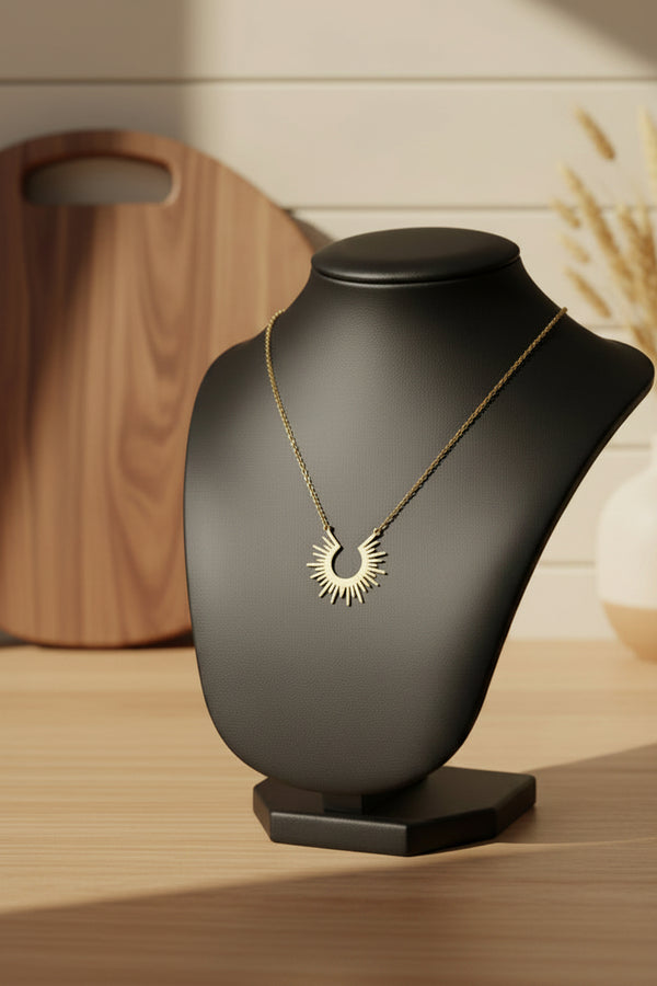 Starburst Gold Necklace