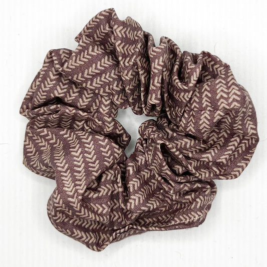 Brown & Tan Arrow XL Scrunchie