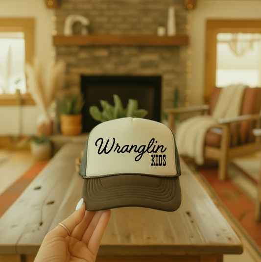 Wranglin' Kids Western Trucker Hat