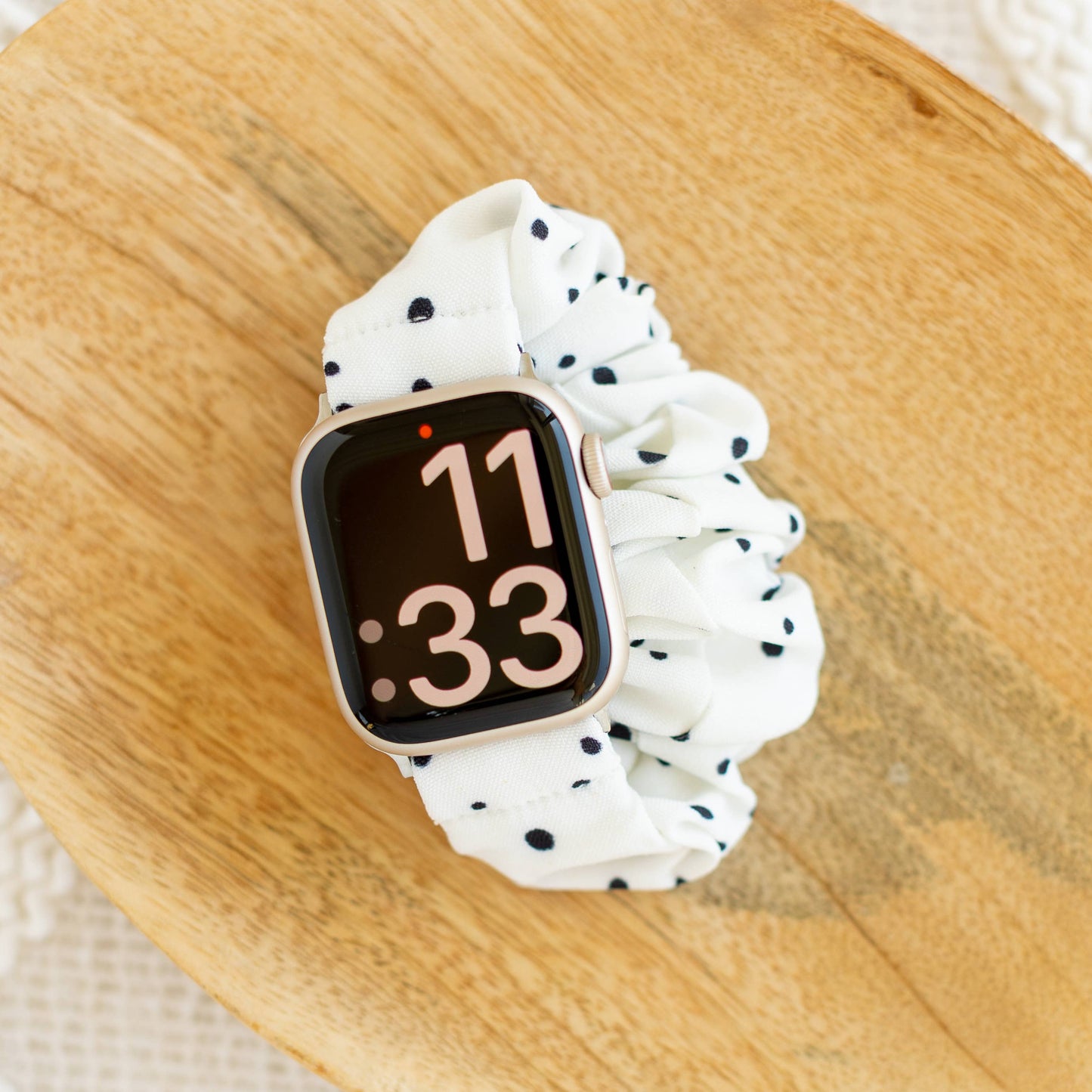 White Speckled Apple Watch Band 38/40/41