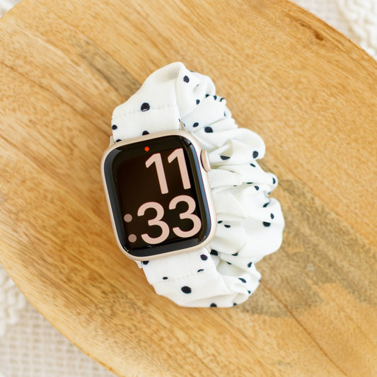 White Speckled Apple Watch Band 38/40/41