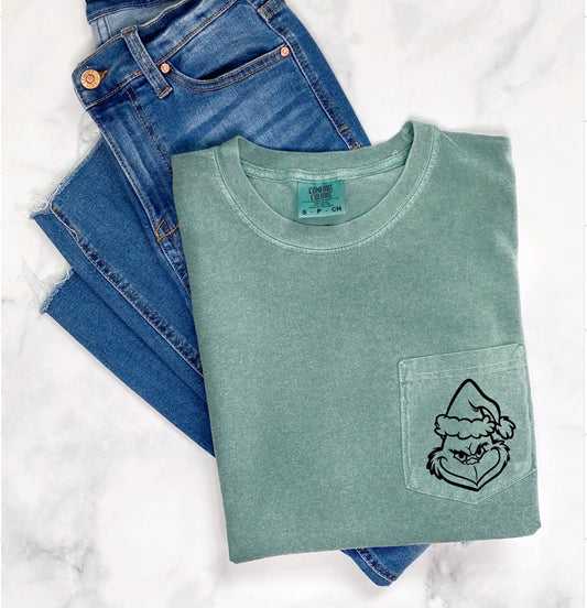 Grinch Pocket Long Sleeve