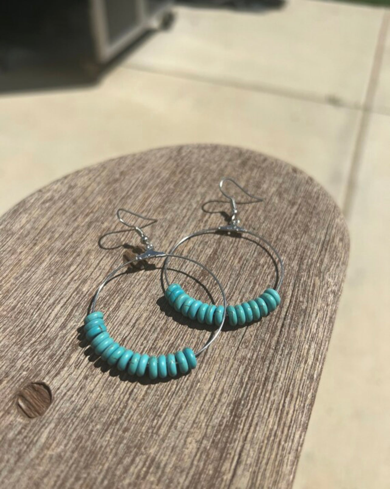 Bohemian Seed Bead Hoop Earrings
