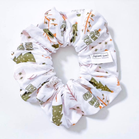 Boho Christmas Tree Scrunchie